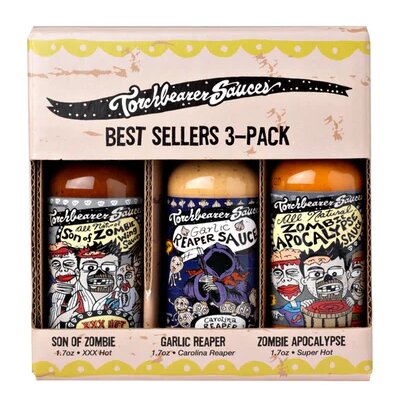 Torchbearer Sauces Bestseller 3 Pack 3 x 50ml  (150ml)