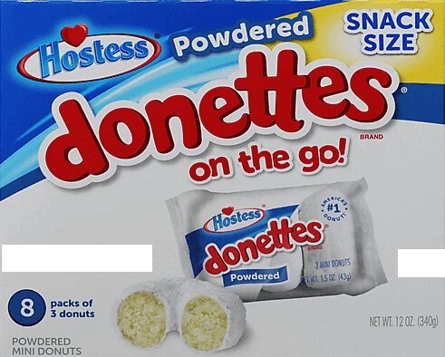 Hostess Donettes Powdered Snack Size 340g