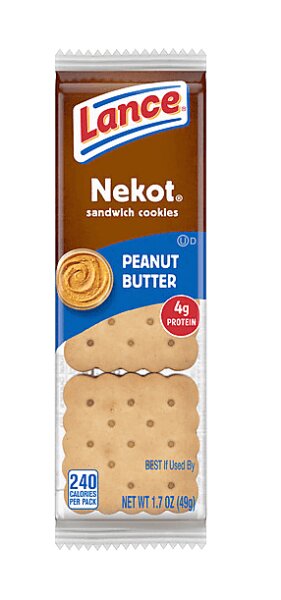 Lance Nekot Sandwich Cookies Peanut Butter 49g