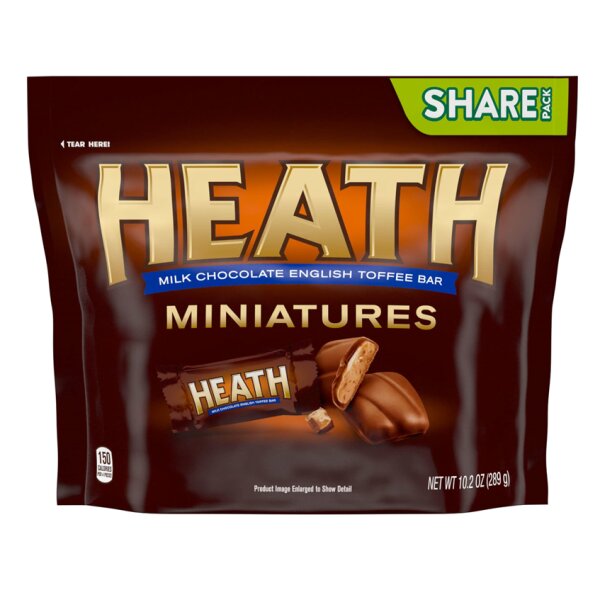 Hersheys Heath Milk Chocolate English Toffe Bits Miniatures 289g