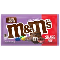 M&Ms Fudge Brownie Share Size 80,2g