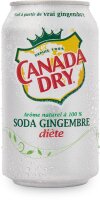 Canada Dry Soda Gingembre Diete 355ml