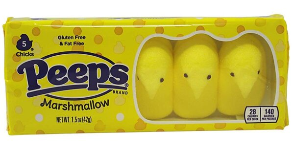Peeps Marshmallow Yellow Chicks 42g