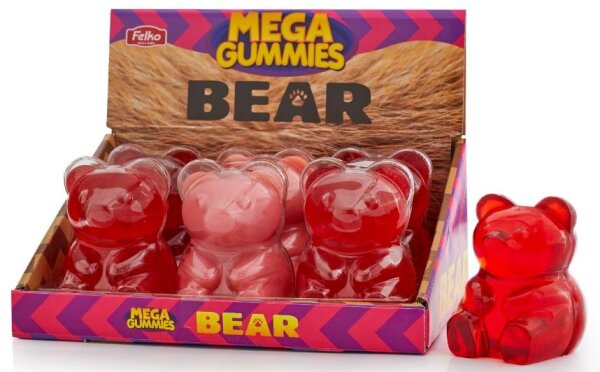 Mega Gummie Bear Himbeere 120g