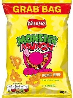 Walkers Monster Munch Roast Beef 40g