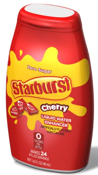 Starburst - Cherry Liquid Water Enhancer Zero Sugar 48ml