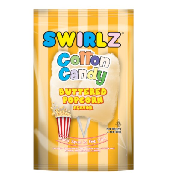 Swirlz - Cotton Candy - Buttered Popcorn 88g