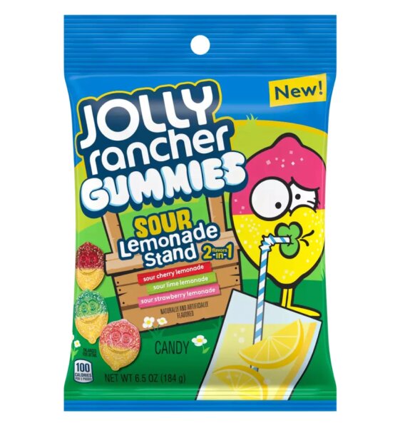 Jolly Rancher Gummies Sour Lemonade stand 184g