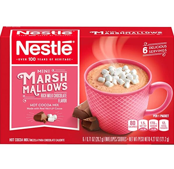 Nestle - Mini Marshmallows rich milk chocolate - Hot Cocoa Mix 121,2g