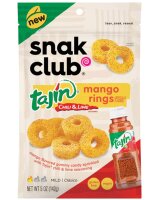 Snak Club Tajin Chili and Lime Mango Rings 142g