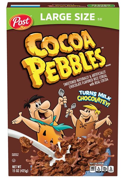 Post Cocoa Pebbles Cerealien Large Size 425g