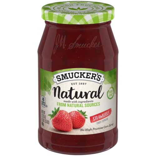 Smuckers Natural Strawberry Fruit Spread 709g