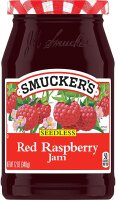 Smucker´s Red Raspberry Jam Seedless 340g