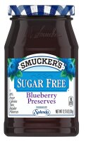 Smucker´s Sugar Free Blueberry Preserve 361g