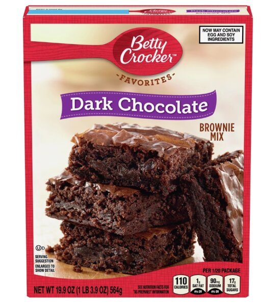 Betty Crocker Dark Chocolate Brownie mix 564g