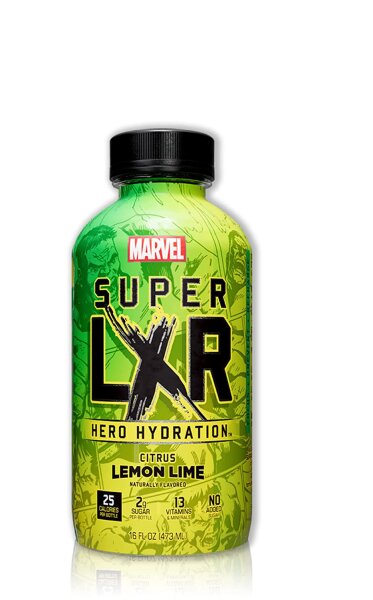Marvel Super LXR Hero Hydration Drink Citrus Lemon Lime 473 ml