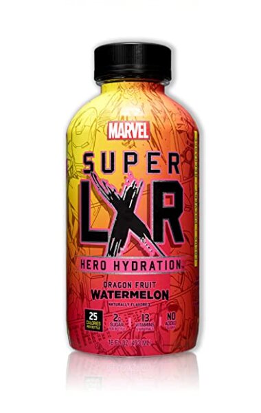 Marvel Super LXR Hero Hydration Drink Dragon Fruit Watermelon 473ml
