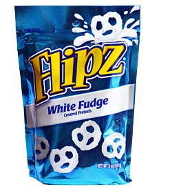 Flipz White Fudge Covered Pretzels 141g