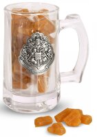 Harry Potter Glaskrug mit Butterbier Kaubonbons 225g
