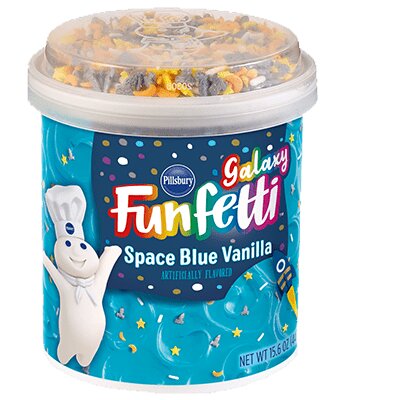 Pillsbury Funfetti Galaxy Space Blue Vanilla Frosting 442g