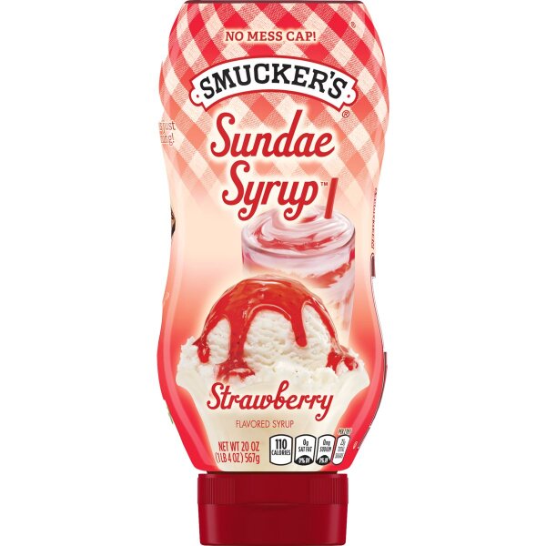 Smuckers Sundae Syrup Strawberry 567g