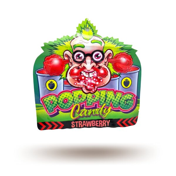 Dr. Sour Popping Candy Strawberry 15g