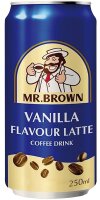 Mr Brown Vanilla Flavored Latte Coffee Drink 250ml