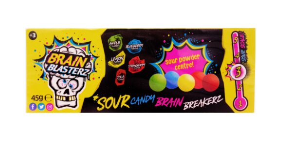Brain Blasterz Sour Candy Brain Breakerz 45g