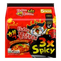 Samyang Buldak 3x Spicy Hot Chicken Flavor Ramen 5 x140g...