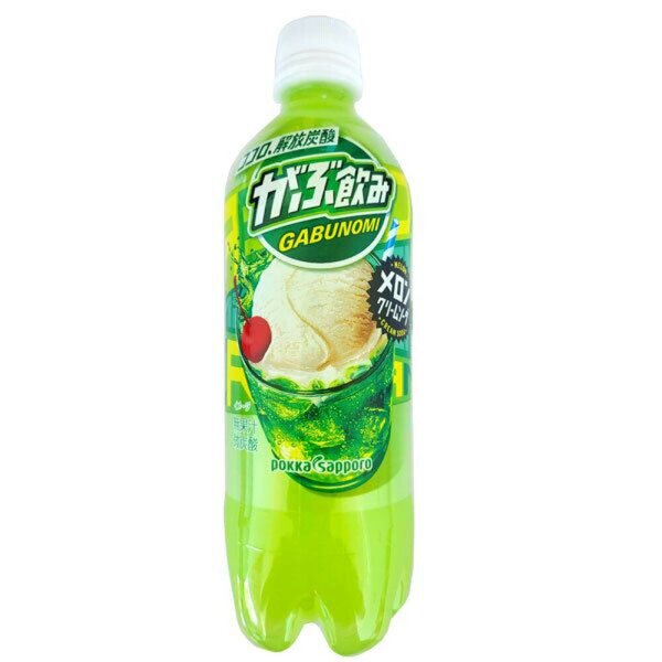 Pokka Sapporo - Gabunomi Melonen-Creme-Soda 500ml