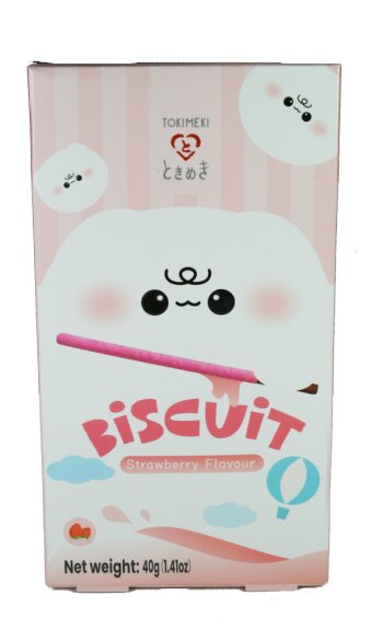 Tokimeki Biscuit Strawberry Flavour 40g