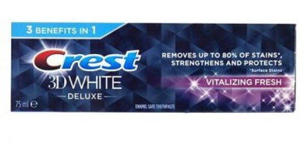 Crest 3D White Deluxe 3in1 Whitening Vitalizing Fresh 75ml