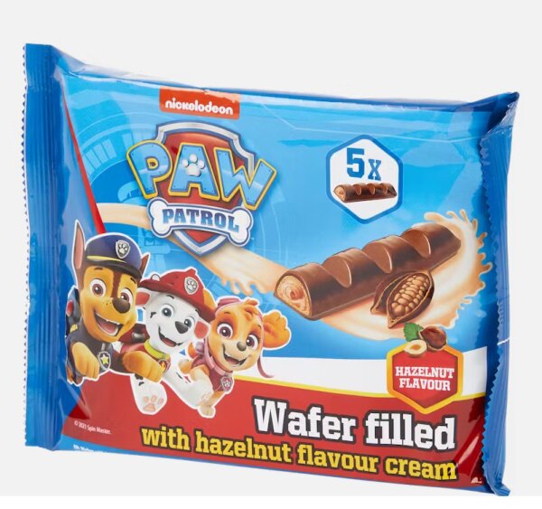 Paw Patrol Wafer filled with Hazelnut Cream 80g (4x20g)