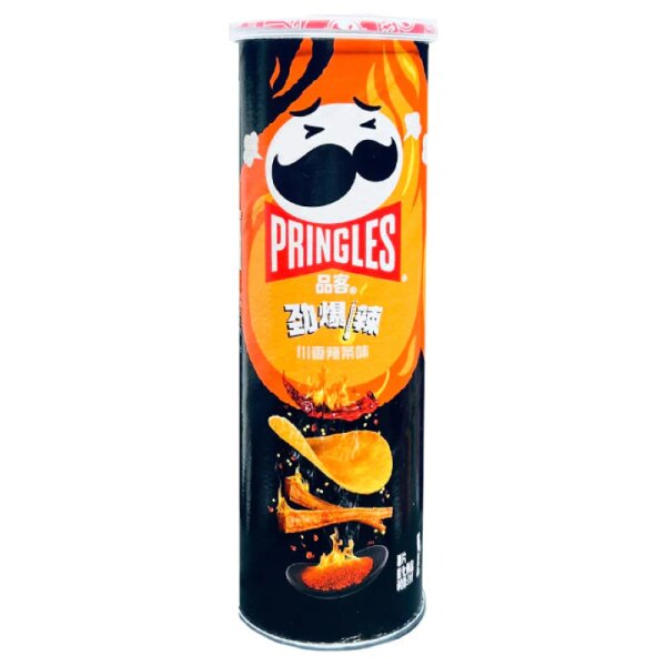 Pringles Super Hot Spicy Strips Flavor 110g, 4,99