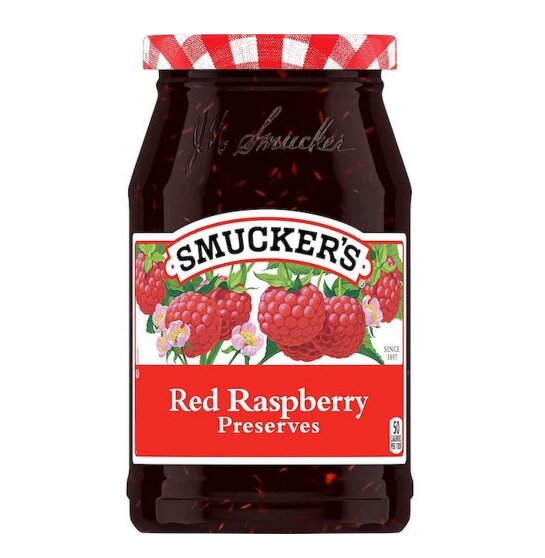 Smuckers Red Raspberry Preserves 340g