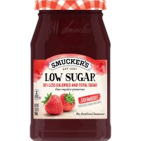 Smuckers Low Sugar Strawberry Preserve 440g