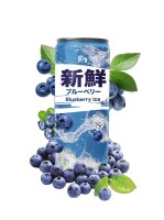 Fresh Blueberry Ice Erfrischungsgetränk China 330ml