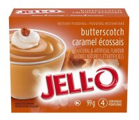Jell-O Butterscotch Caramel Instant Pudding  99g