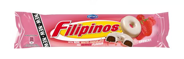 Filipinos with Real White Chocolate and Berris 128g