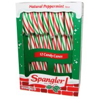 Spangler Christmas Natural Peppermint Red White Green...