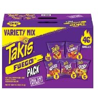 Takis Fuego Variety Mix 46 Single Packs 1,25Kg (MHD...