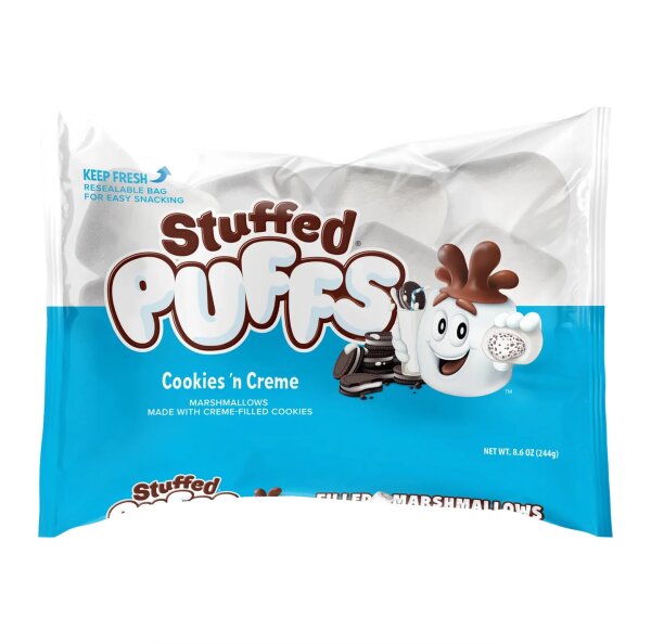 Stuffed Puffs Cookies and Cream 244g