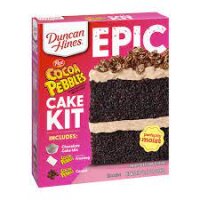 Duncan Hines Epic Cake Kit Cocoa Pebbles 691g
