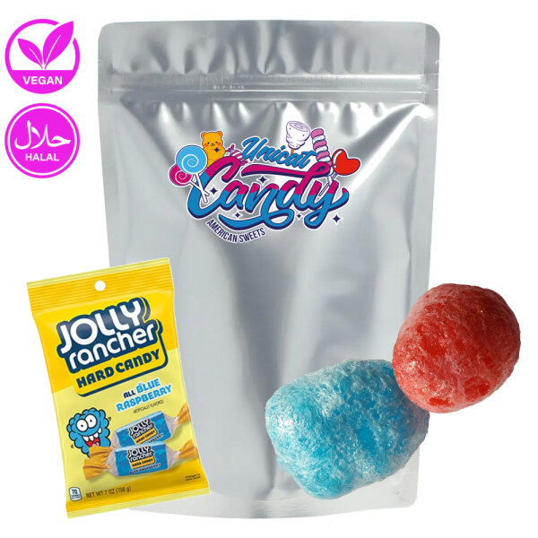 Gefriergetrocknete Jolly Rancher Hard Candy Blue Raspberry 20g