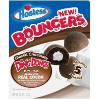 Bouncers Glazed - Chocolate Ding Dongs mini Cakes Real...