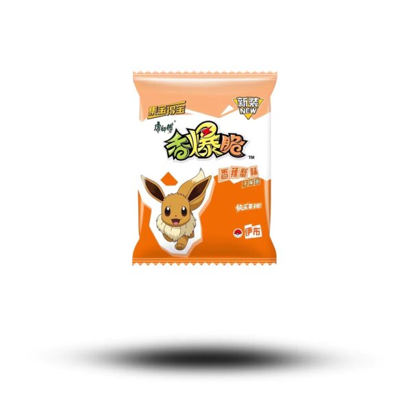 Master Kong -Pokémon Ramen Chips- Spicy Crab Evoli 33g