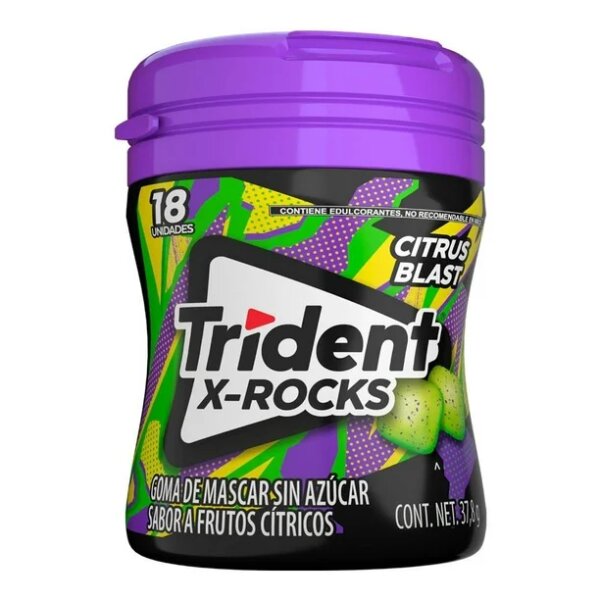 Trident X-Rocks Citrus Blast 37,8g