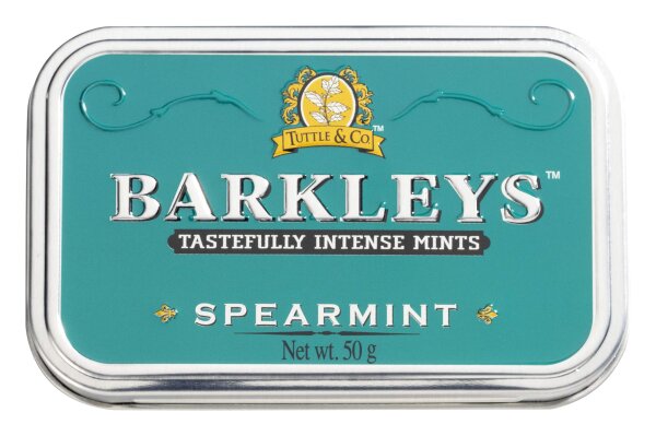 Barkleys Tastefully Intense Mints Spearmint 50g