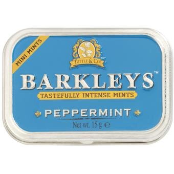 Barkleys Tastefull Intense Mints Peppermint  Zuckerfrei 15g