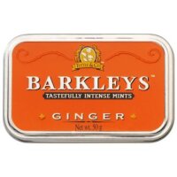 Barkleys Tastefull Intense Mints Ginger 50g